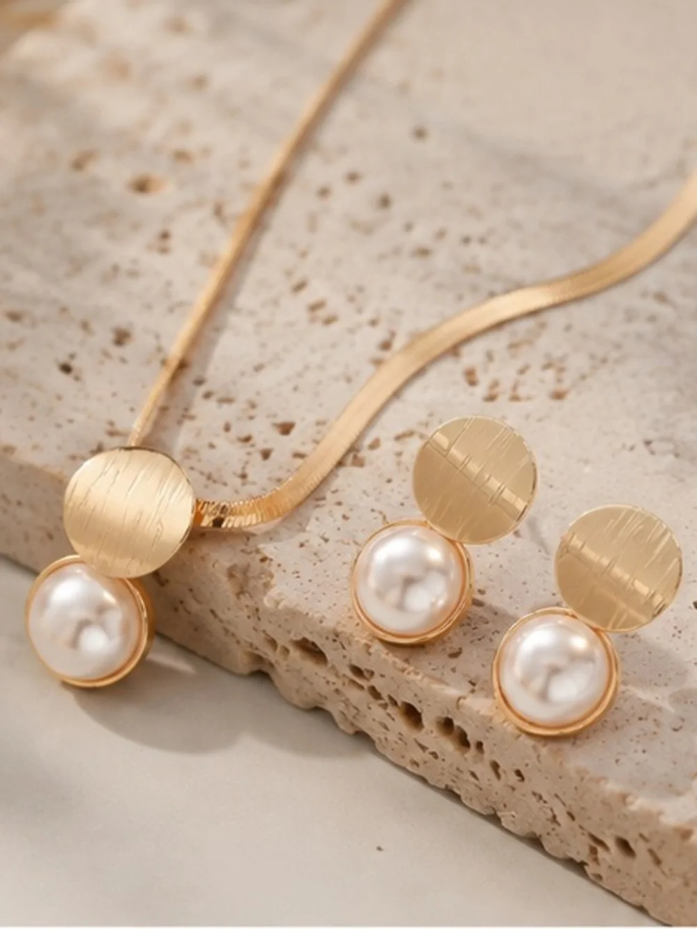 Anthropologie gold tone